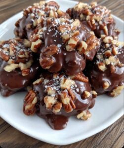 Quick & Easy: 10-Min Chocolate Pecan Turtle Clusters
