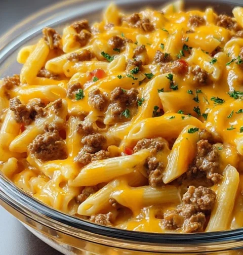 Loaded Cheeseburger Pasta Recipe
