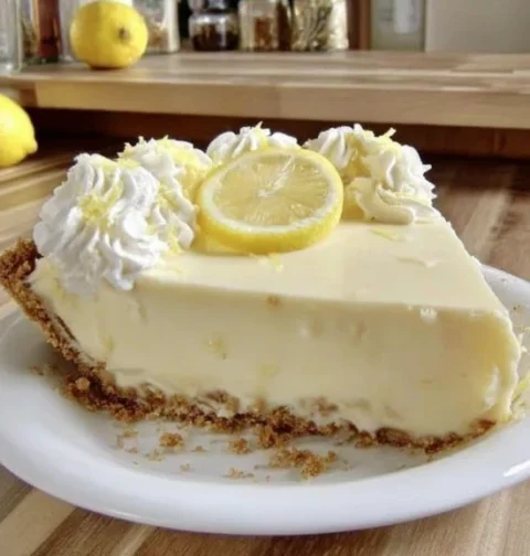 Nobake Cream Cheese Lemonade Pie