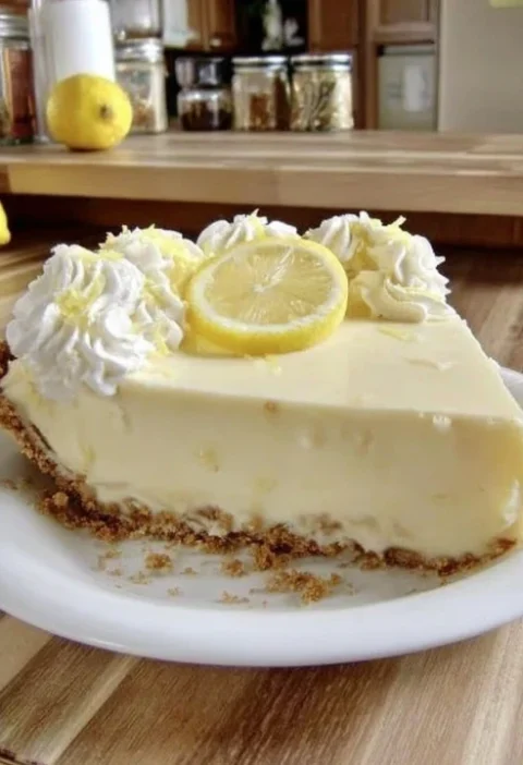 Nobake Cream Cheese Lemonade Pie