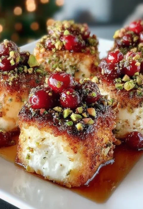 Pistachio Crusted Brie Bites Recipe How To Make Pistachio Brie Bites Best Nuts For Brie Bites Pistachio Crusted Brie Appet...