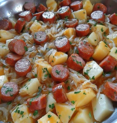 Polish Sausage Sauerkraut Potatoes Recipe Best Polish Sausage With Sauerkraut Slow Cooker Polish Sausage Potatoes Homemade...