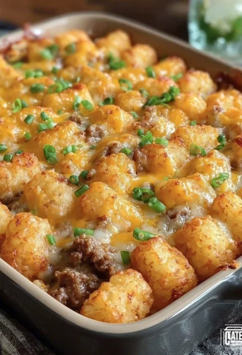 Sausage Gravy Tater Tot Casserole Recipe Easy Sausage Gravy Breakfast Casserole Best Tater Tot Breakfast Casserole Homemad...