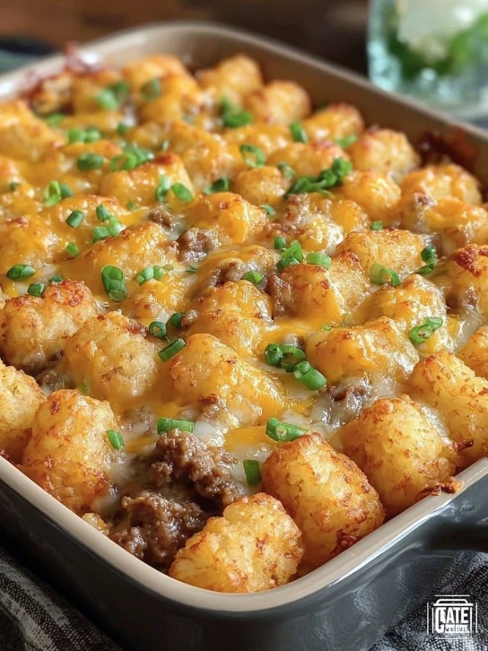 Sausage Gravy Tater Tot Casserole Recipe Easy Sausage Gravy Breakfast Casserole Best Tater Tot Breakfast Casserole Homemad...