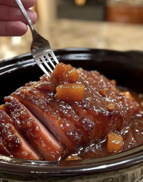 Slow Cooker Amish Christmas Ham Recipe Best Amish Ham Slow Cooker Recipe Easy Amish Christmas Ham In Slow Cooker Low And S...