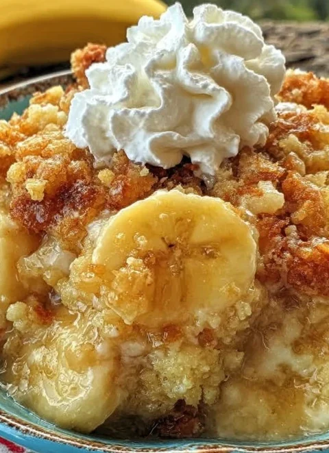 Southern Banana Cobbler Recipe Easy Southern Banana Cobbler Best Banana Cobbler Recipe Homemade Banana Cobbler Southern St...