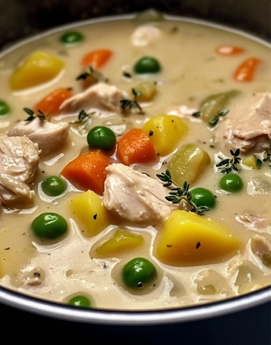 Southern Chicken Pot Pie Soup