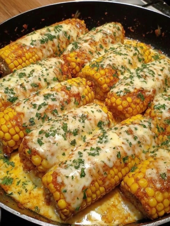 Spicy Creamy Cajun Corn Cob