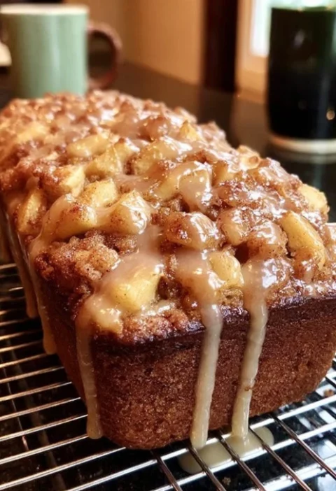 Best Country Apple Fritter Bread Recipe Homemade Apple Fritter Loaf Easy Apple Fritter Bread With Fresh Apples Gluten-free...