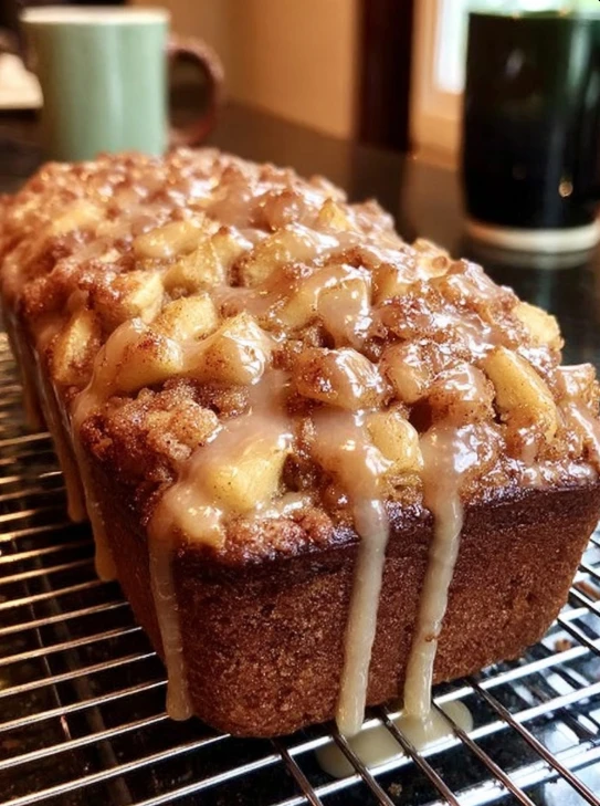 Best Country Apple Fritter Bread Recipe Homemade Apple Fritter Loaf Easy Apple Fritter Bread With Fresh Apples Gluten-free...