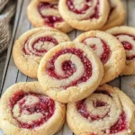 Cozy Bakery-Style Raspberry Swirl Cookies
