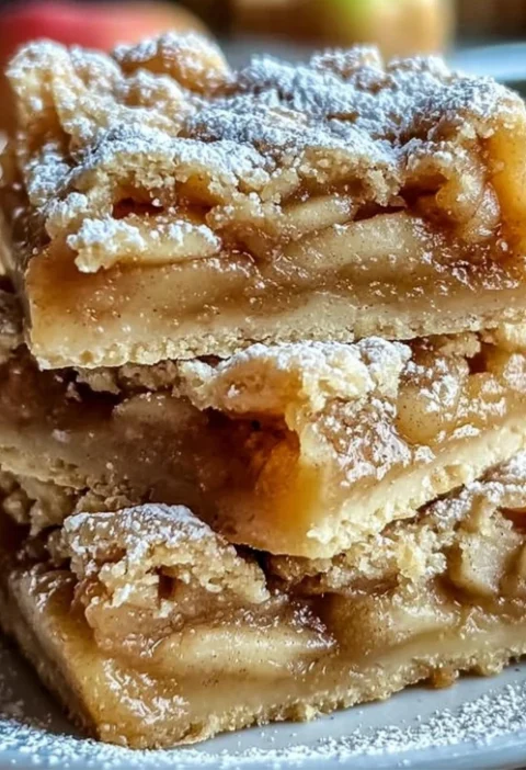 Best Retro Fall Festival Apple Pie Bars Flaky Apple Pie Bars Recipe Old-fashioned Apple Pie Bars For Fall Easy Retro Apple...