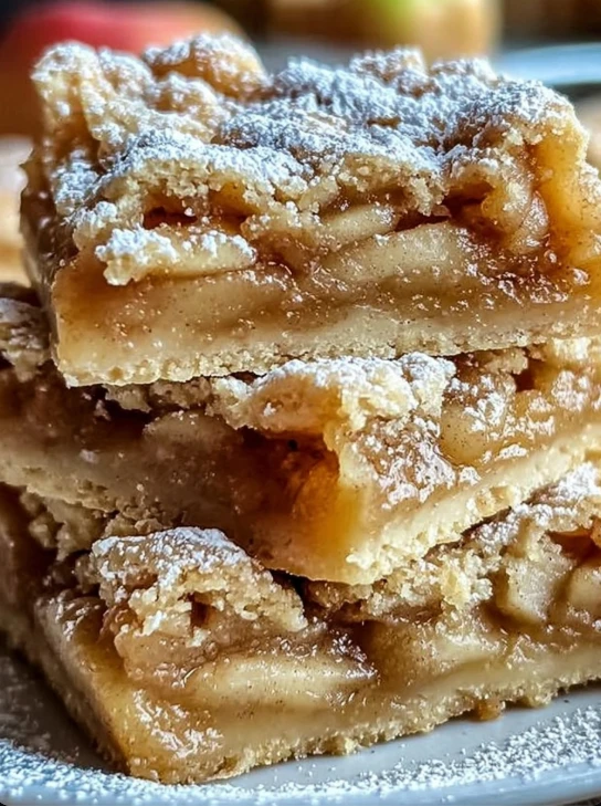 Best Retro Fall Festival Apple Pie Bars Flaky Apple Pie Bars Recipe Old-fashioned Apple Pie Bars For Fall Easy Retro Apple...