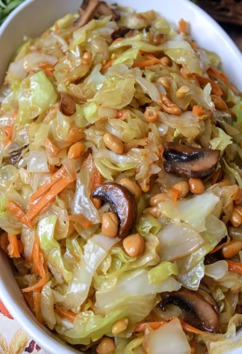 Cashew Cabbage Salad Recipe Cashew Cabbage Stir Fry Vegan Cashew Cabbage Rolls Gluten-free Cashew Cabbage Slaw Organic Cas...