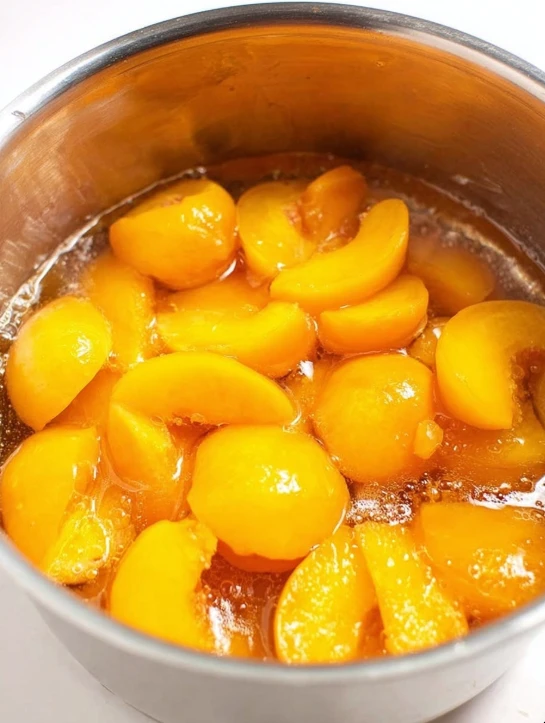 Easy 3-ingredient Peach Dump Cake Recipe Slow Cooker Peach Dump Cake Ideas Best Slow Cooker Peach Dessert Quick Peach Dump...