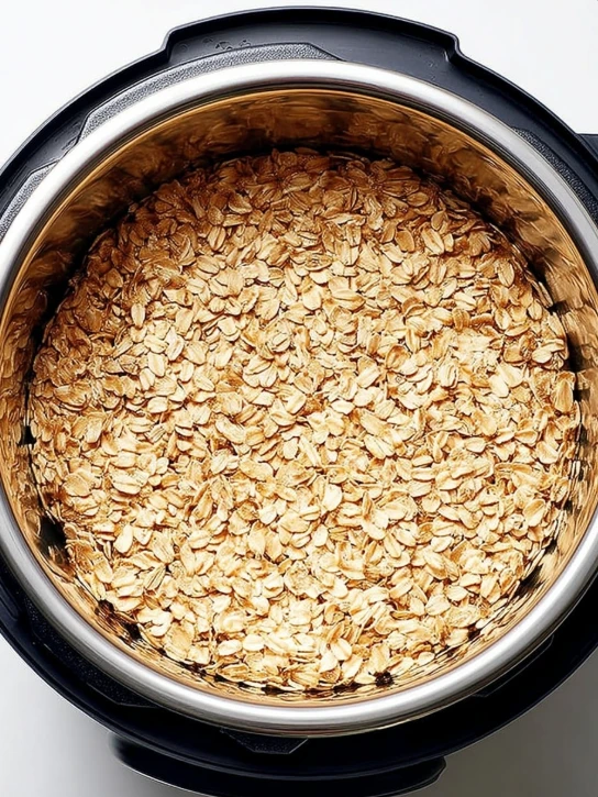 Easy 4-ingredient Slow Cooker Oatmeal Overnight Oats Recipe Slow Cooker Slow Cooker Oatmeal High Protein Best Slow Cooker ...