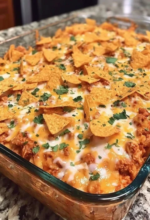 Easy Doritos Chicken Casserole Recipe Best Cheese For Doritos Casserole Crunchy Doritos Casserole Dinner Ideas How To Make...