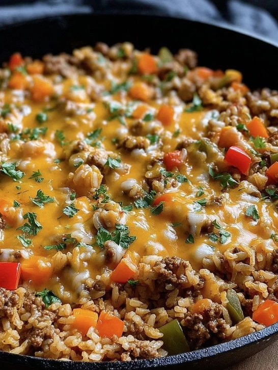 Easy Ground Beef And Peppers Skillet Recipe Best Skillet Recipes With Ground Beef And Bell Peppers Healthy Ground Beef And...