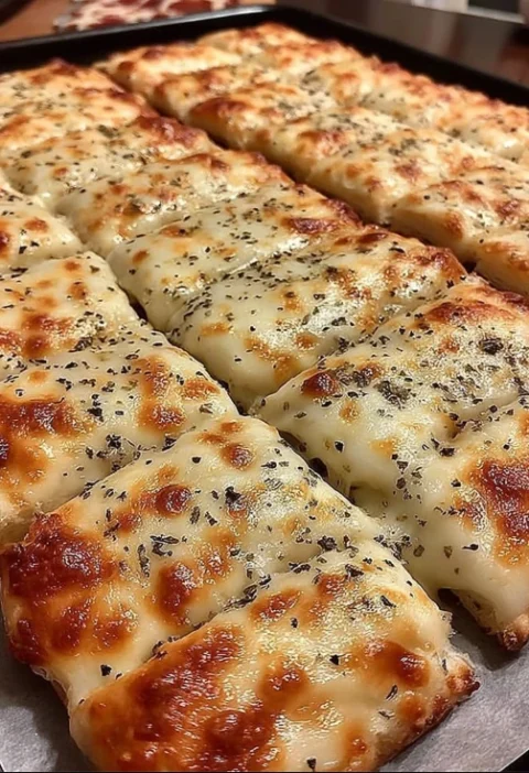 Easy Homemade Cheesy Garlic Breadsticks Recipe How To Make Garlic Cheese Breadsticks At Home Best Cheesy Garlic Breadstick...