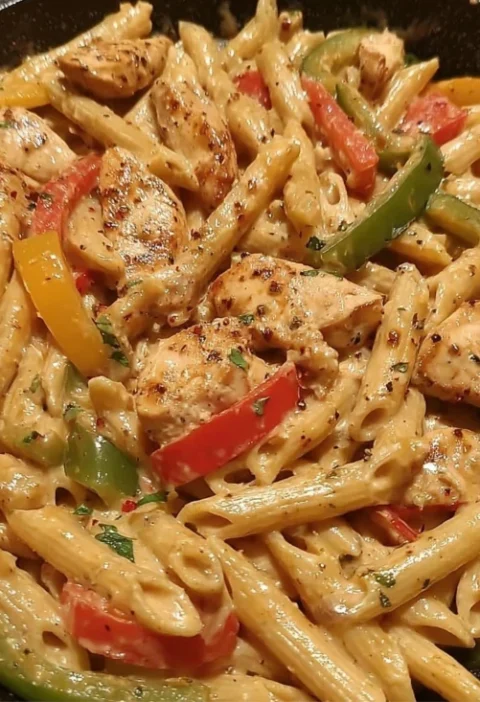 Easy Rasta Pasta With Spicy Chicken Recipe Homemade Rasta Pasta Spicy Chicken Tips Best Spicy Chicken Rasta Pasta Cooking ...