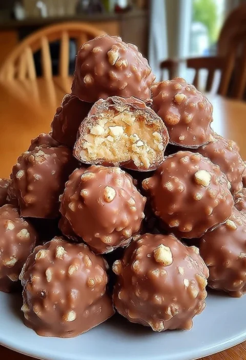 Grandma's Butterfinger Balls Recipe Old-fashioned Butterfinger Balls Tutorial How To Make Grandma's Butterfinger Balls Bes...