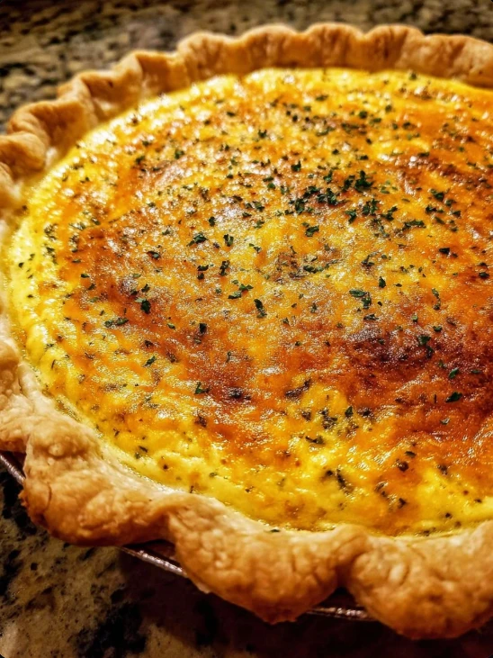 Savory Cheddar And Herb Quiche Recipe Best Cheddar Herb Quiche Gluten-free Savory Cheddar Quiche How To Make Cheddar Herb ...