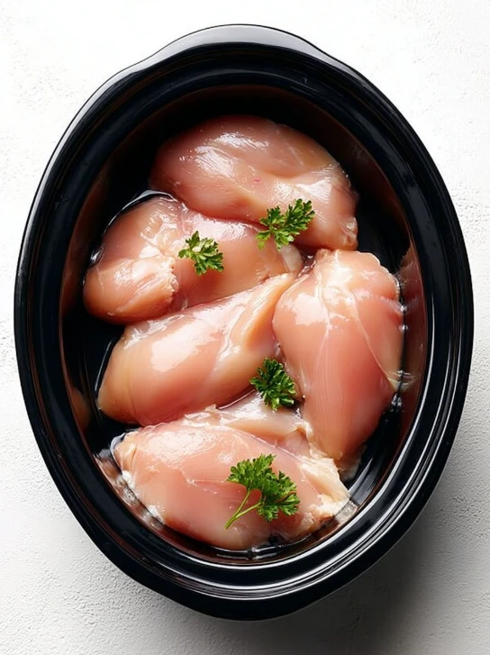 Slow Cooker Salsa Chicken Recipe 5-ingredient Crockpot Chicken Easy Salsa Chicken Slow Cooker Healthy Slow Cooker Salsa Ch...