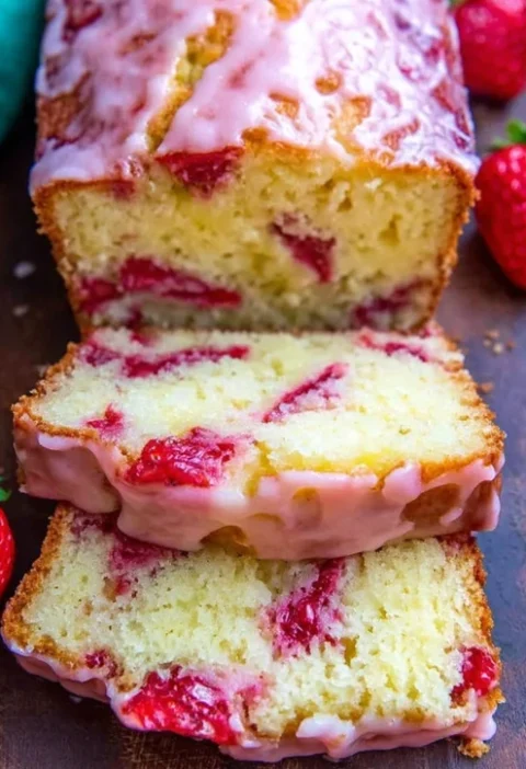 Strawberry Pound Cake Recipe Easy Homemade Strawberry Pound Cake Best Strawberry Pound Cake Online Buy Strawberry Pound Ca...