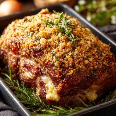 3ingredient Low Carb Parmesancrusted Pork Roast