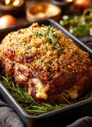 3ingredient Low Carb Parmesancrusted Pork Roast