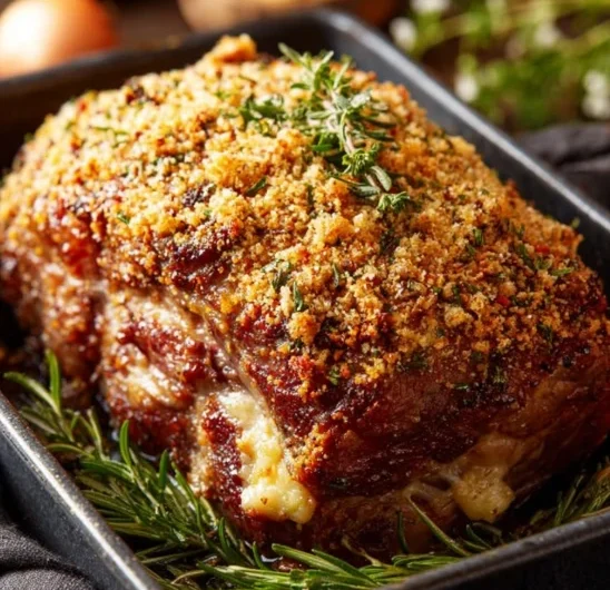 3ingredient Low Carb Parmesancrusted Pork Roast