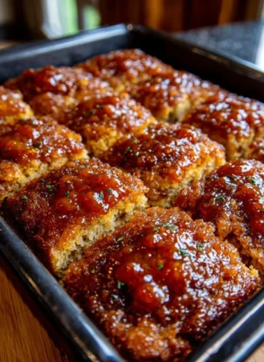 4ingredient Bourbon Caramel Bread Squares