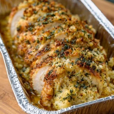 4ingredient Chicken Stuffing Bake Tin Foil Trays