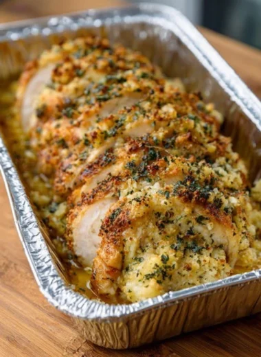 4ingredient Chicken Stuffing Bake Tin Foil Trays