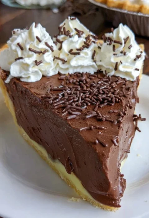 Best Chocolate Cream Pie Recipes Ever Homemade Chocolate Cream Pie Recipe Top-rated Chocolate Cream Pie Desserts Chocolate...