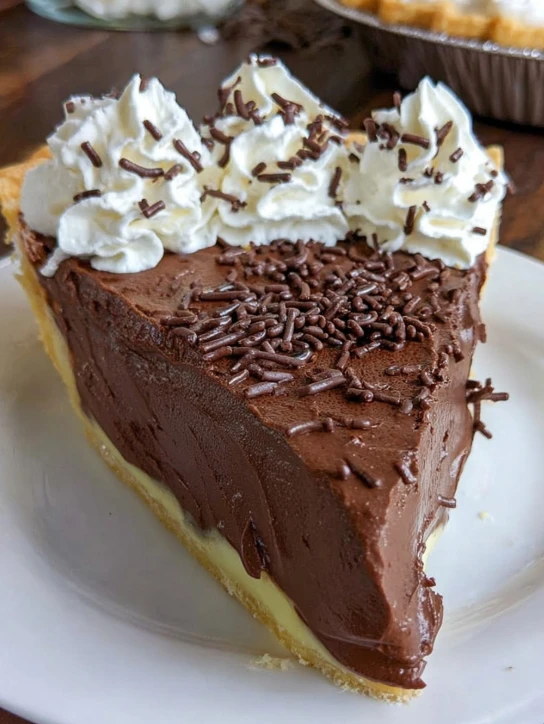 Best Chocolate Cream Pie Recipes Ever Homemade Chocolate Cream Pie Recipe Top-rated Chocolate Cream Pie Desserts Chocolate...