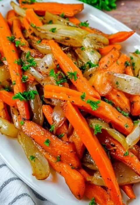 Best Way To Roast Carrots For Thanksgiving Thanksgiving Roasted Carrots Honey Glaze Easy Roasted Carrots Recipe For Thanks...