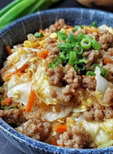 Bowl Egg Roll Ginger Scallions