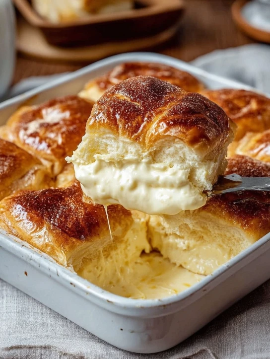 Country-style Cheesecake Crescent Rolls Recipe Homemade Cheesecake Crescent Casserole Best Cheesecake Crescent Roll Casser...