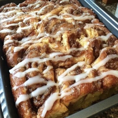 Cozy Grandmas Cinnabon Cinnamon Roll Cake