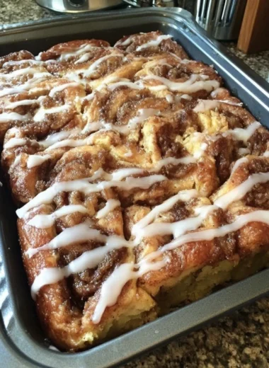 Cozy Grandmas Cinnabon Cinnamon Roll Cake