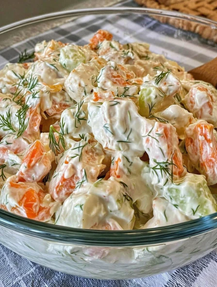 Cozy Grandma’s Crab Salad