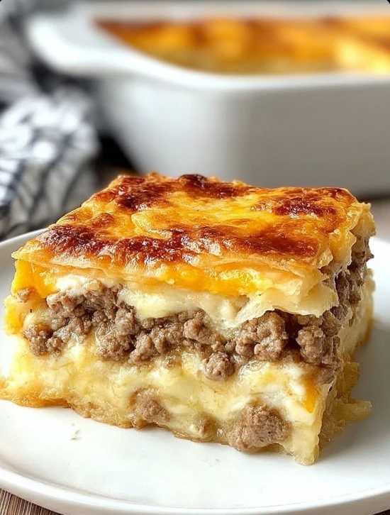 Cozy Grandmas Pancake Sausage Casserole Bake