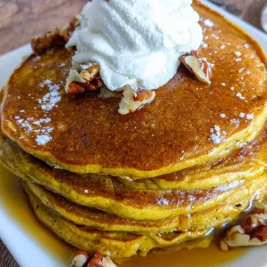 Cozy Grandmas Pumpkin Pancakes