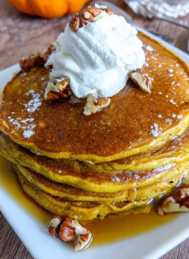 Cozy Grandmas Pumpkin Pancakes