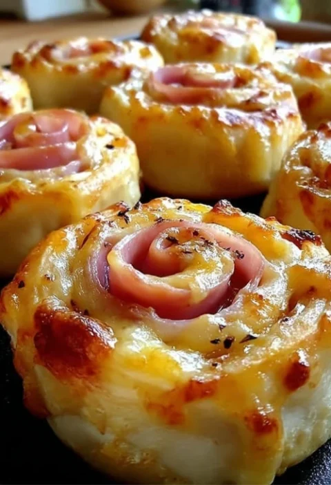 Easy Ham And Cheese Pinwheels Recipe Homemade Ham And Cheese Pinwheels Best Cheese For Ham Pinwheels Easy Pinwheel Appetiz...