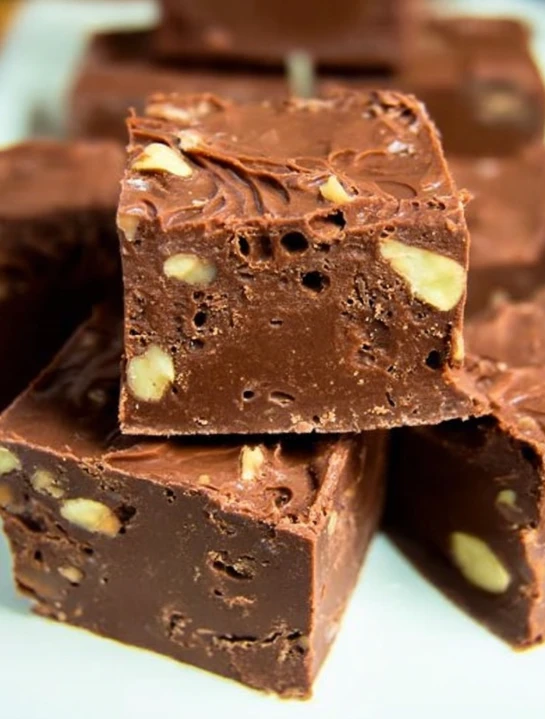 Easy Homemade Grandma's Fudge Recipe Best Chocolate Fudge Recipe Like Grandma's Old-fashioned Grandma Style Fudge Secret I...