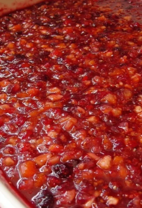 Grandma's Cranberry Salad Recipe Homemade Cranberry Salad Like Grandma's Best Cranberry Salad For Holidays Traditional Cra...