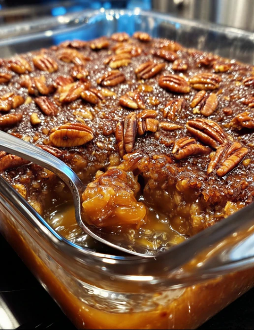 Grandmas Oldfashioned Pecan Pie Cobbler