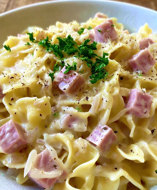 Haluski With Ham Cabbage And Egg Noodles Recipe Best Haluski With Ham Recipe Easy Cabbage And Ham Haluski Traditional Slov...